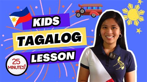 Tagalog Lessons for Kids .